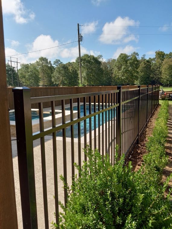 Randy Taylor Fence ornamental aluminum pool fence